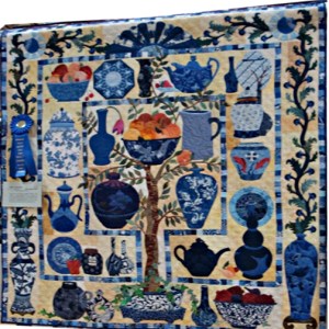 315T China Blues Ildi Tary quilt